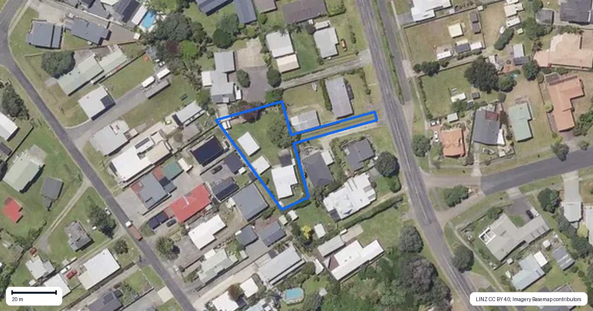 Property context map for 420 Seaforth Road, Bowentown, Waihi Beach