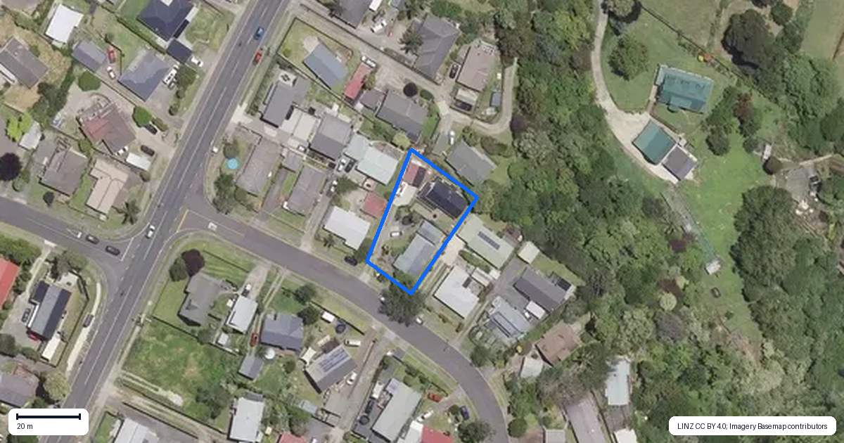 Property context map for 6B Kaimai Place, Hairini, Tauranga
