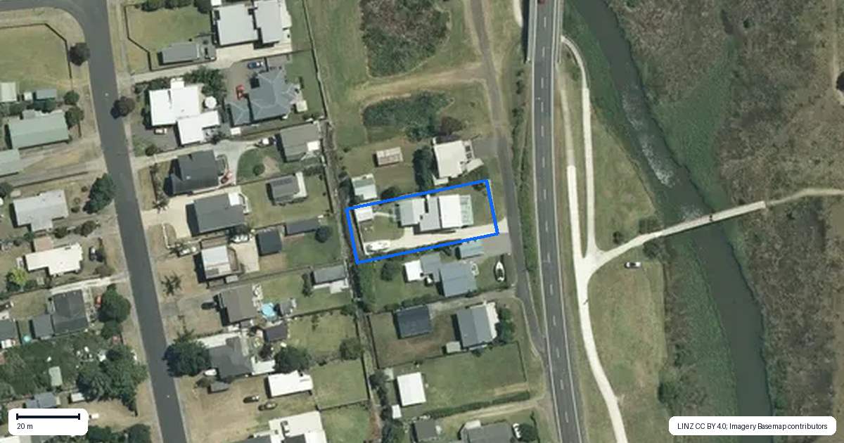 Property context map for 88 Buffalo Beach Road, Whitianga