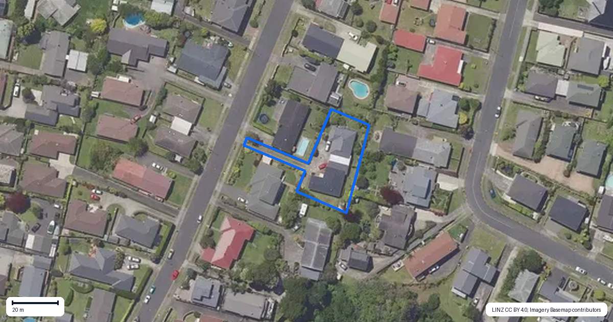 Property context map for 36 Ridge Street, Otumoetai, Tauranga