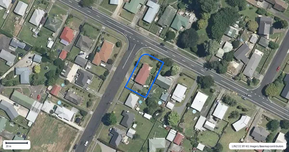 Property context map for 15 Price Terrace, Matamata