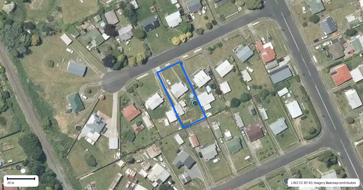 Property context map for 7 Granton Place, Tokoroa