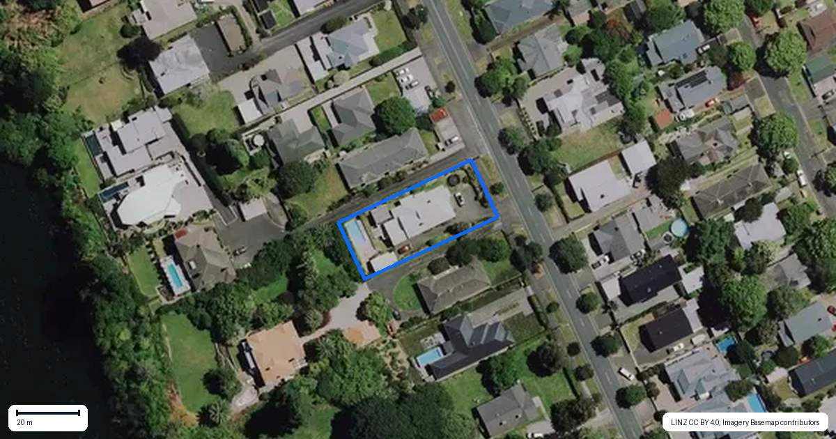 Property context map for 247 River Road, Claudelands, Hamilton