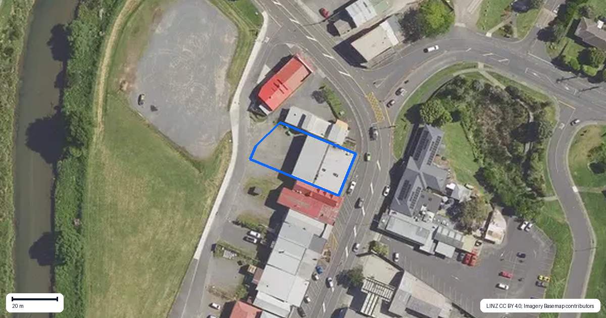 Property context map for 6 Main Road, Katikati