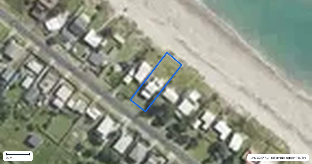 Property context map for 281 Pukehina Parade, Pukehina
