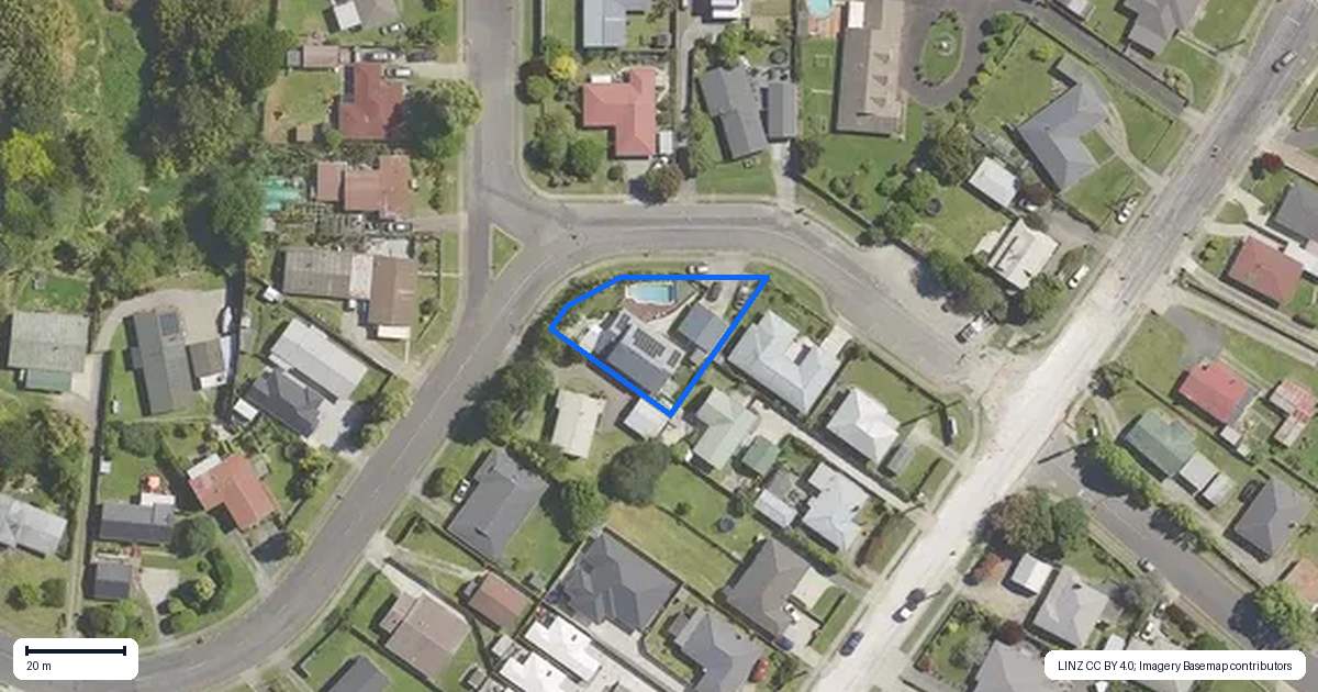 Property context map for 175 Cameron Road, Te Puke