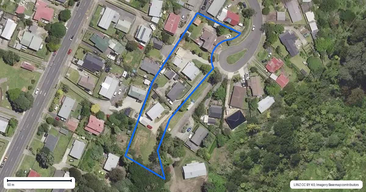 Property context map for 15D Kaimai Place, Hairini, Tauranga