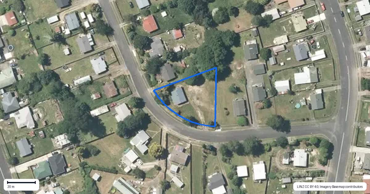 Property context map for 45 Cramond Street, Tokoroa