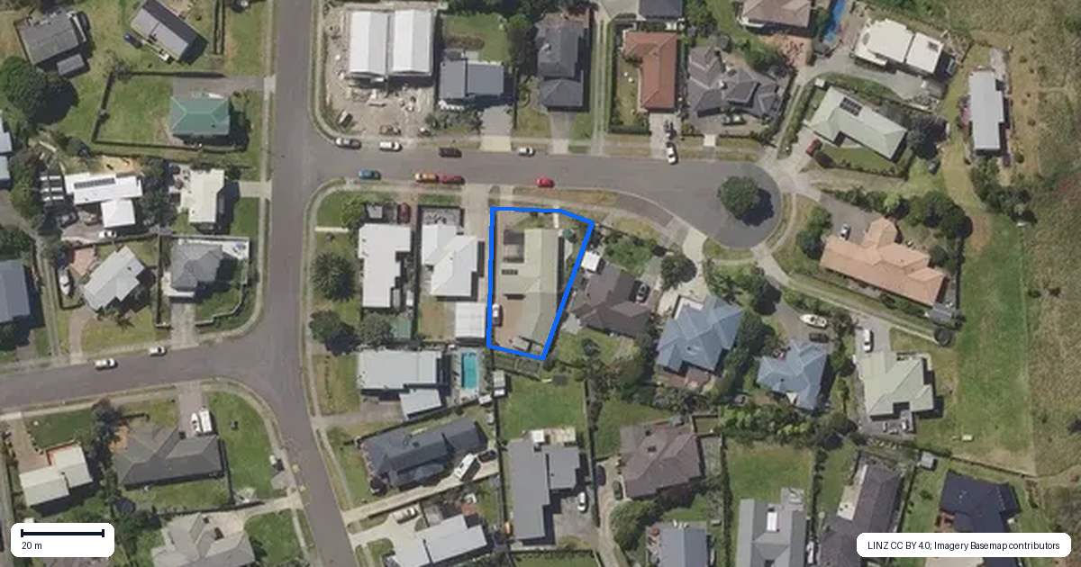 Property context map for 6 Manuera Place, Ohope