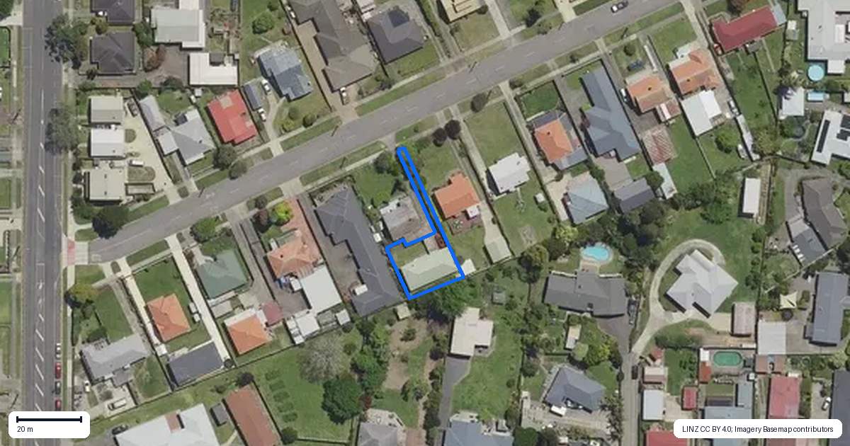 Property context map for 69A Salonika Street, Whakatane