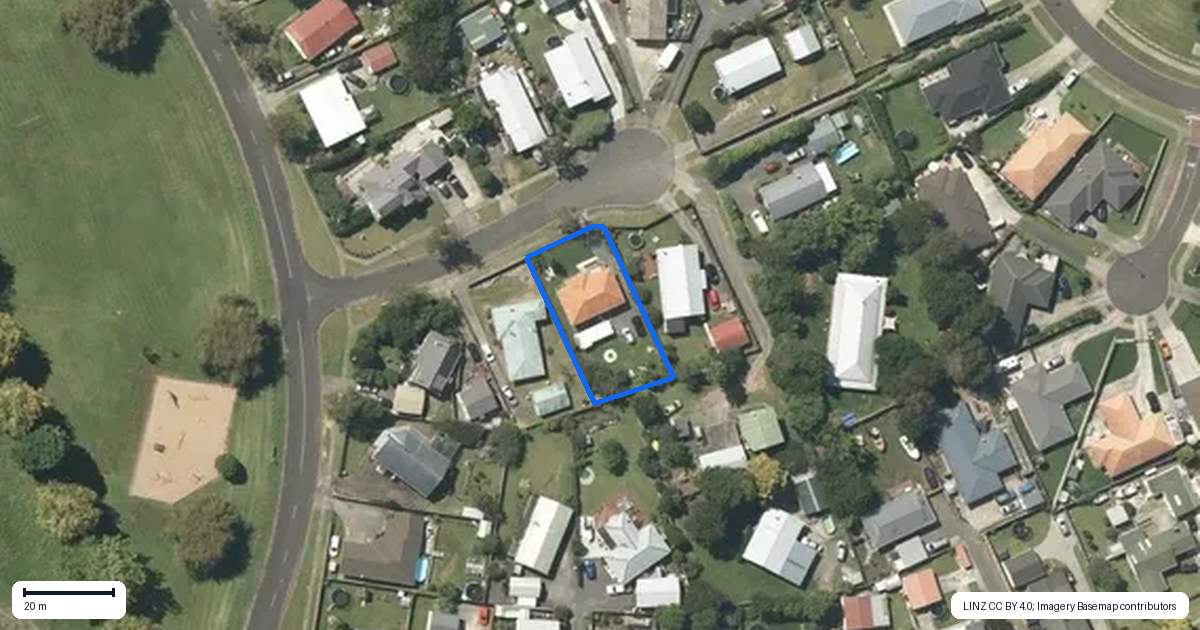 Property context map for 6 Barakat Place, Ngaruawahia