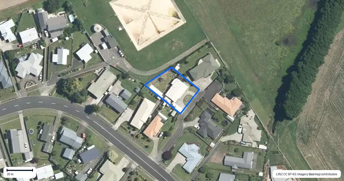 Property context map for 102 Tawari Street, Matamata