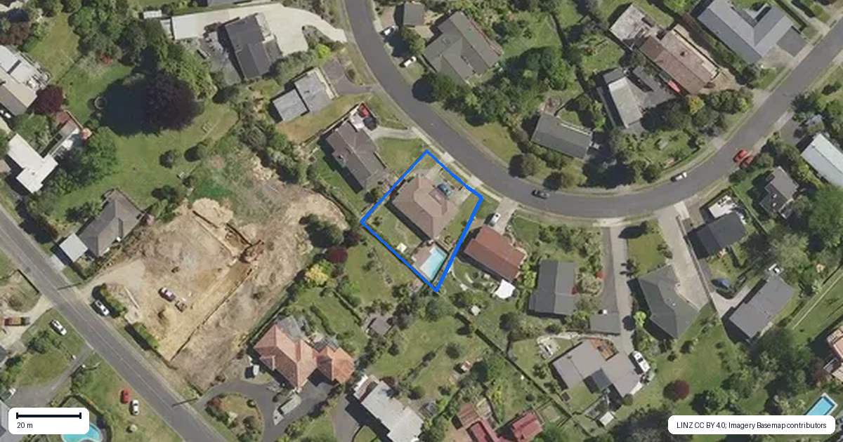 Property context map for 20 Westbourne Avenue, Pomare, Rotorua