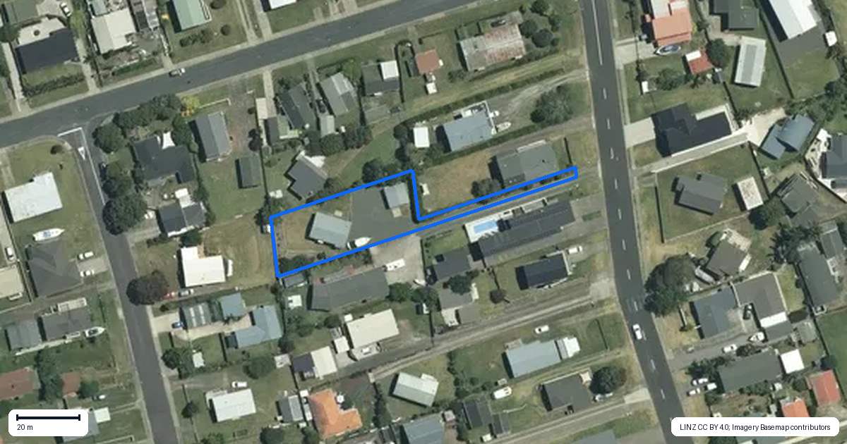 Property context map for 214 Cook Drive, Whitianga