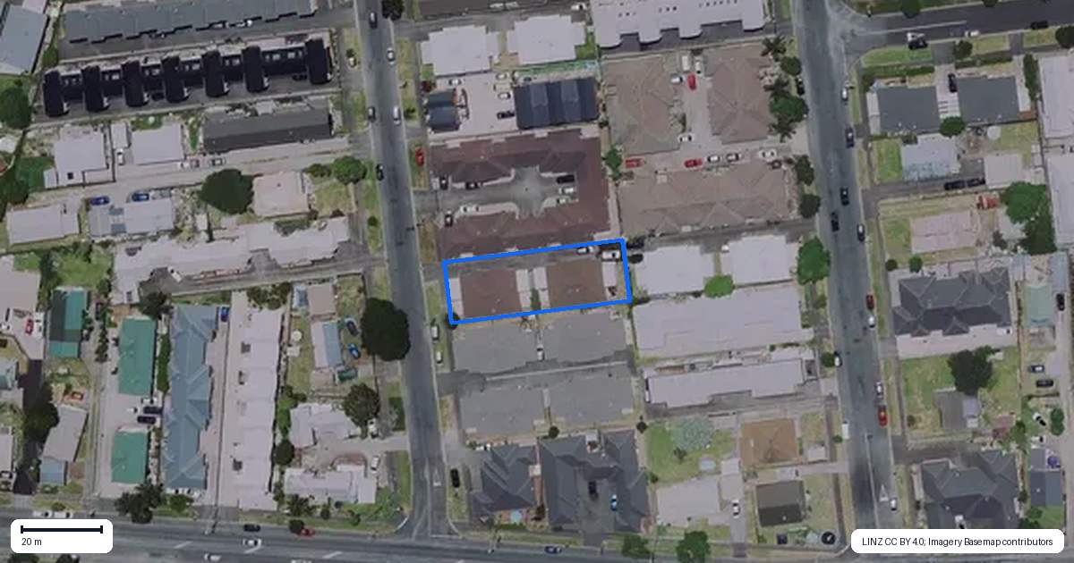 Property context map for 33A Campbell Street, Frankton, Hamilton