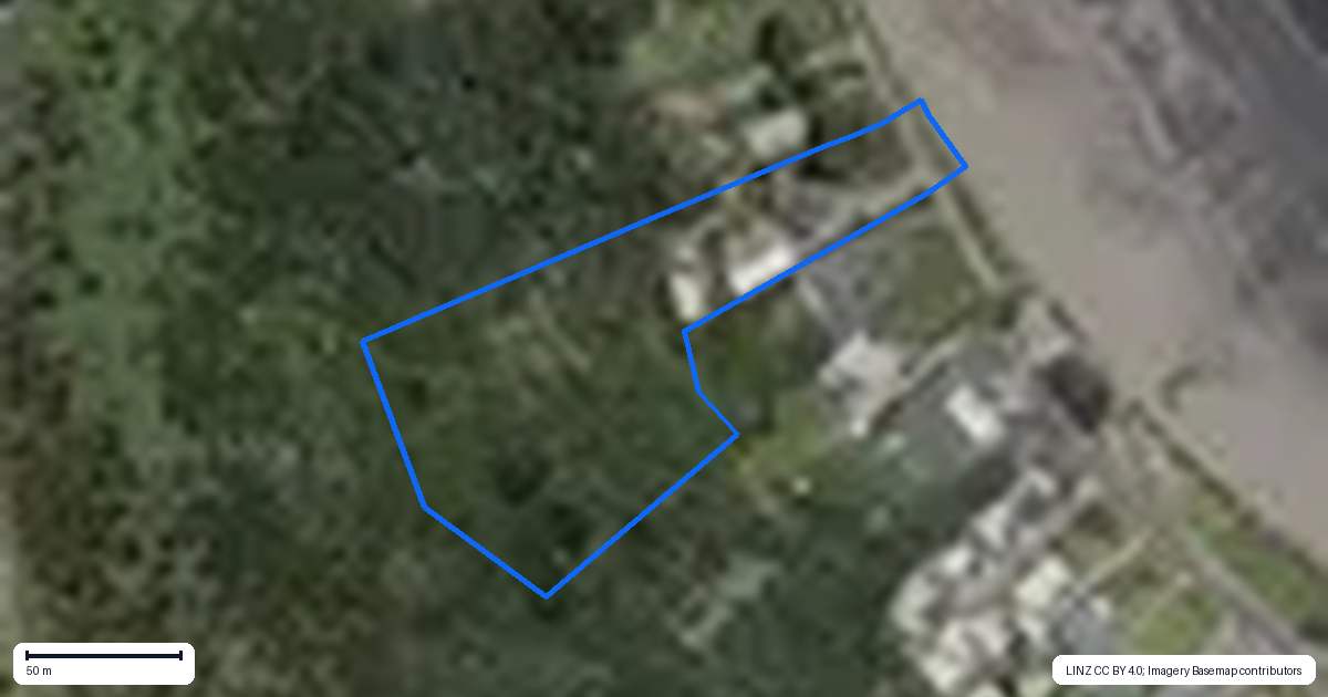 Property context map for 65M West End Road, Ohope