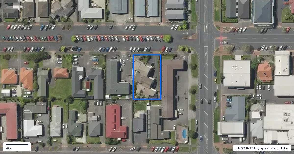 Property context map for 4/1312 Hinemoa Street, Rotorua