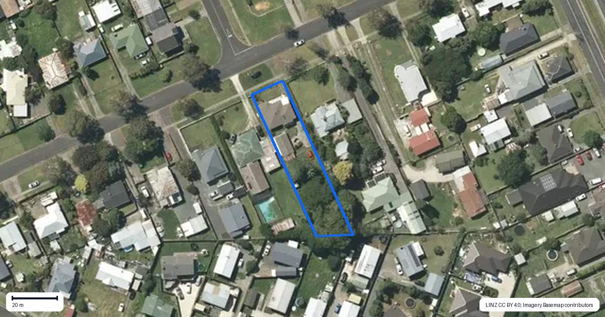 Property context map for 15 Struve Street, Ngaruawahia