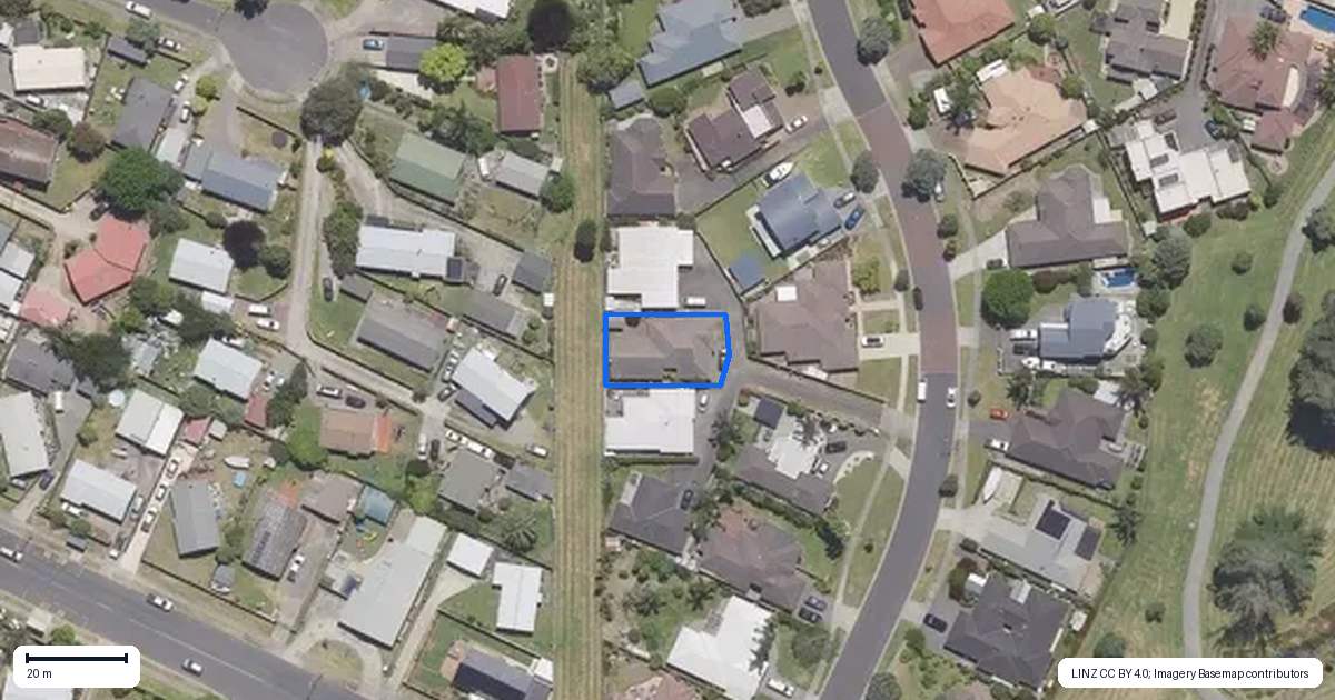 Property context map for 19 Santa Barbara Drive, Papamoa Beach, Papamoa