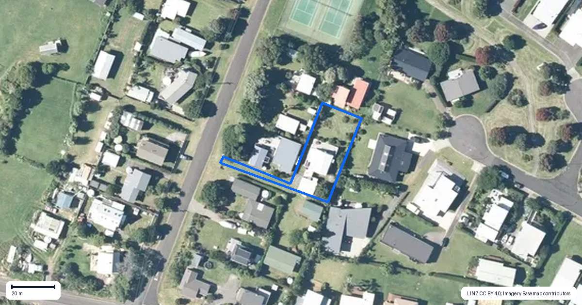 Property context map for 108 McMahon Avenue, Whangapoua, Coromandel