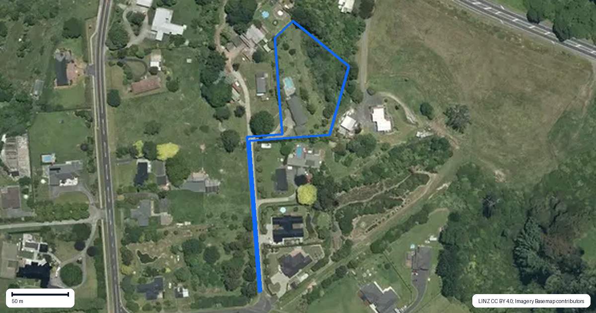 Property context map for 11B Hart Road, Tamahere, Hamilton