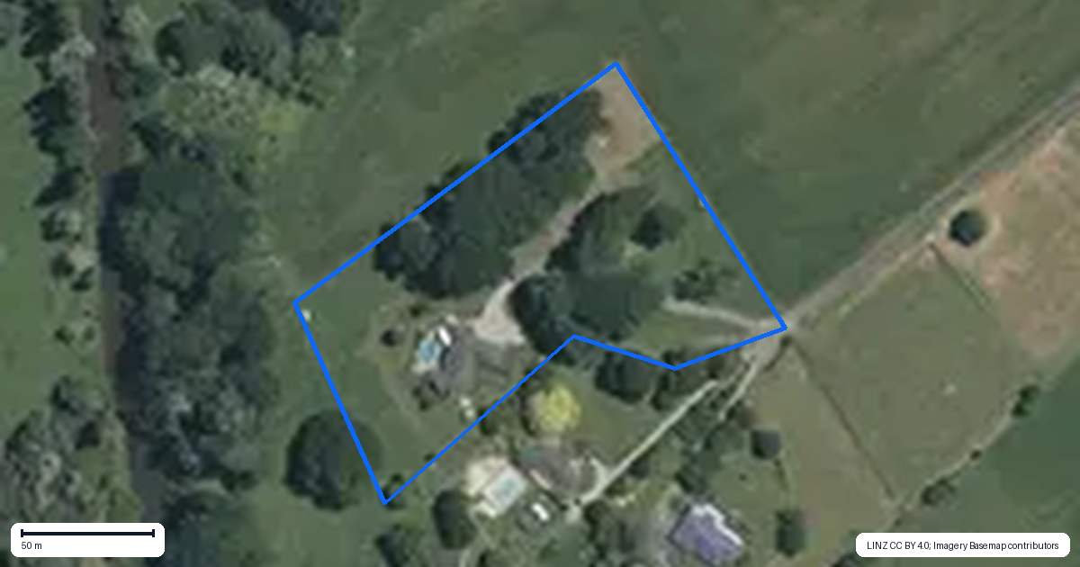 Property context map for 81C Horrell Road, Morrinsville