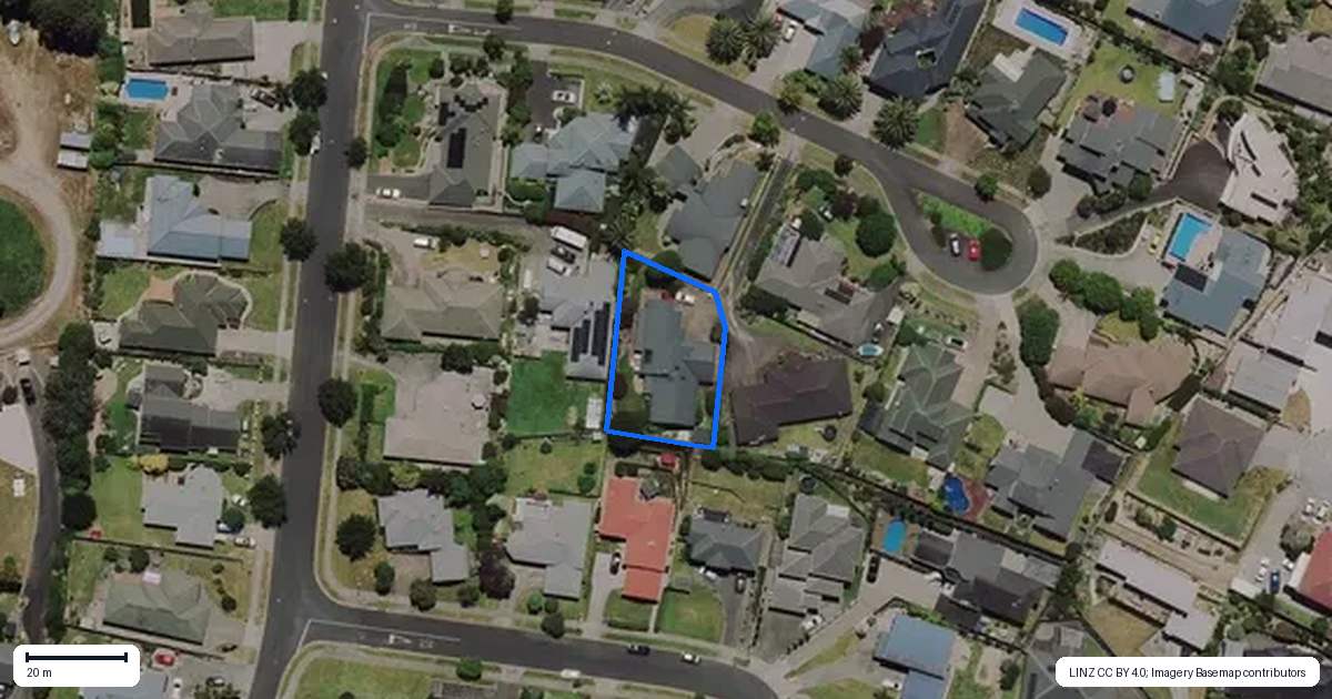 Property context map for 8 Jefferson Heights, Western Heights, Hamilton