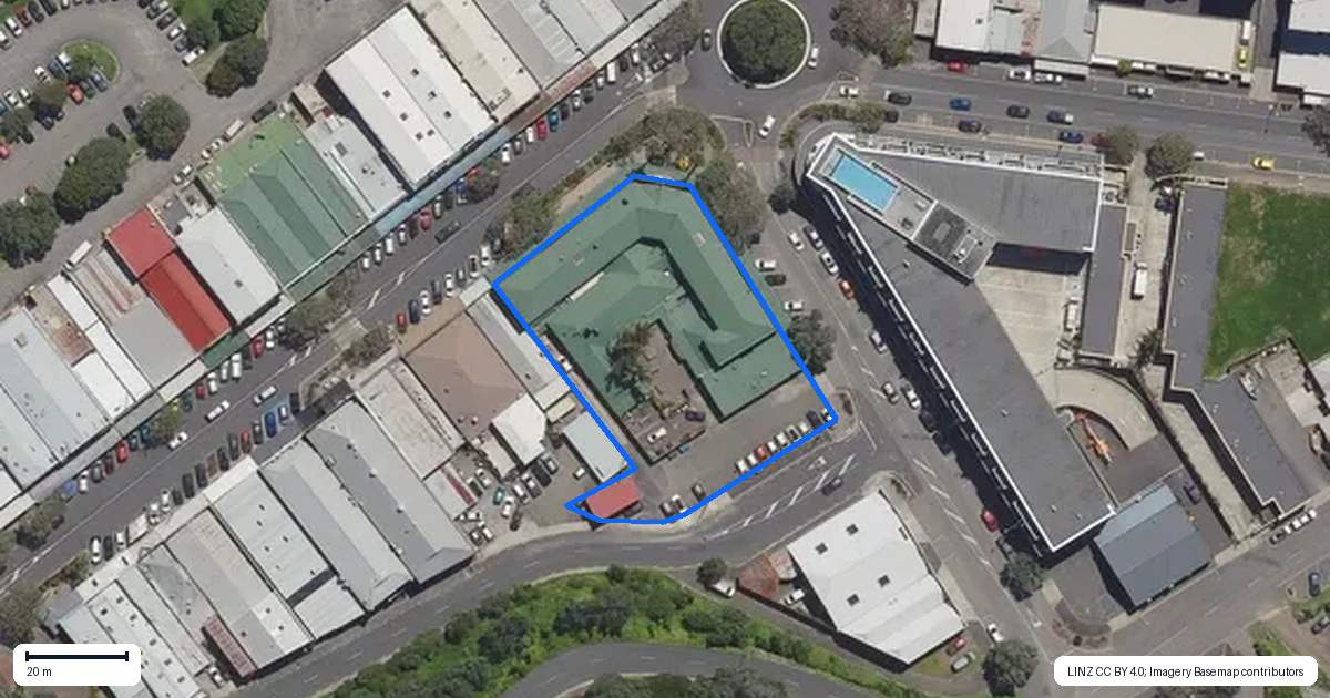 Property context map for 79 The Strand, Whakatane