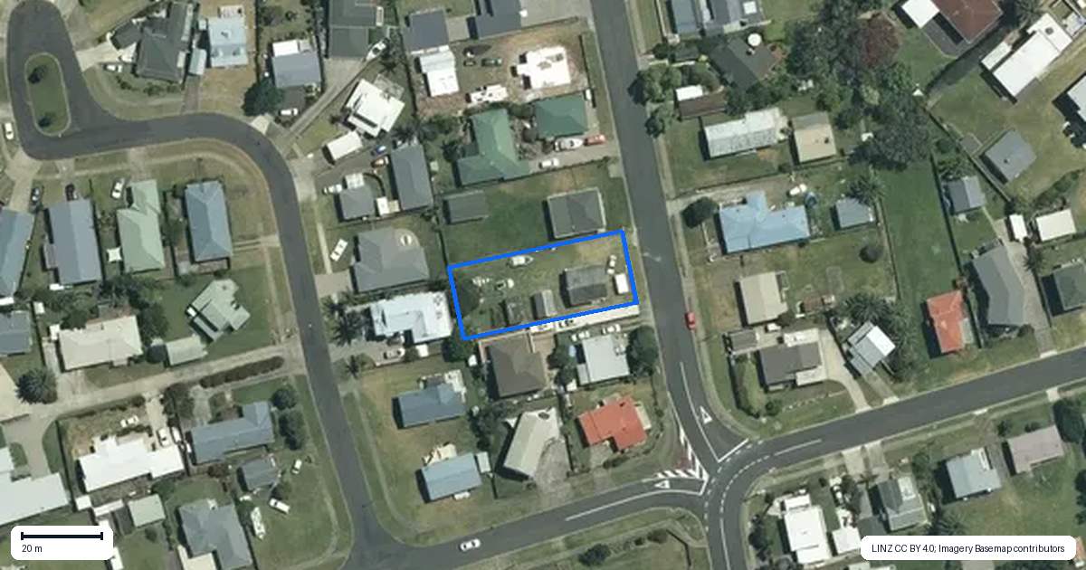Property context map for 240 Cook Drive, Whitianga