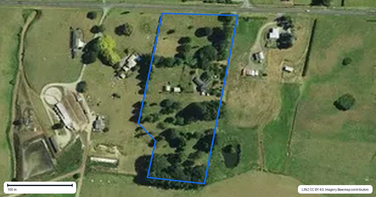 Property context map for 247 Frontier Road, Te Awamutu