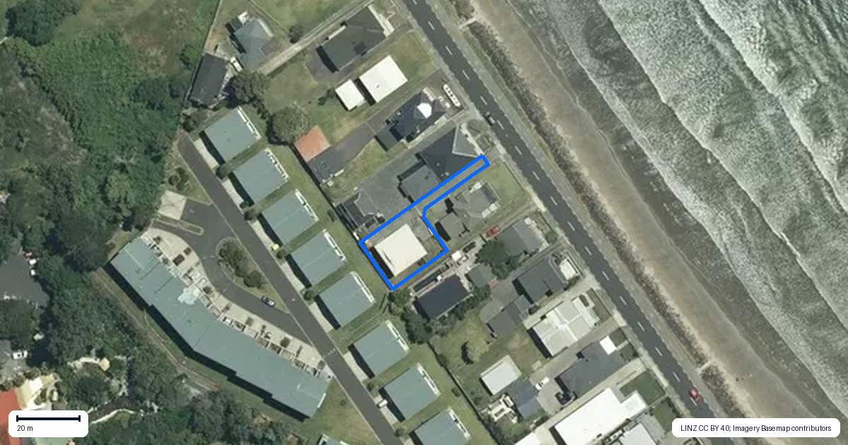 Property context map for 12B Buffalo Beach Road, Whitianga