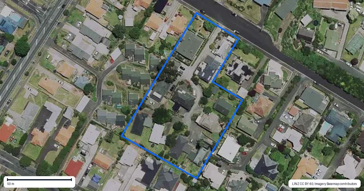 Property context map for 49C Carey Street, Maeroa, Hamilton