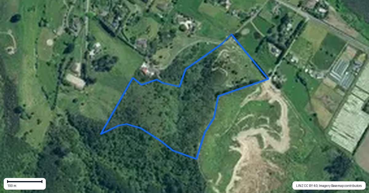 Property context map for 855B Hakarimata Road, Huntly