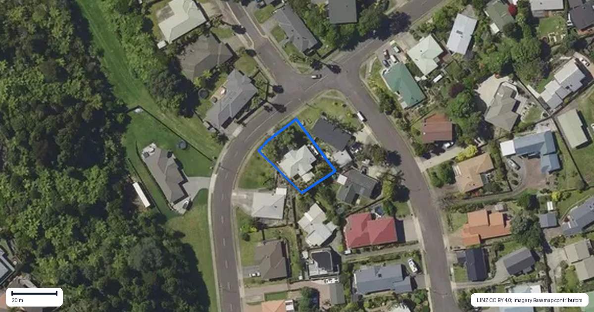 Property context map for 53 Appenzell Drive, Whakatane