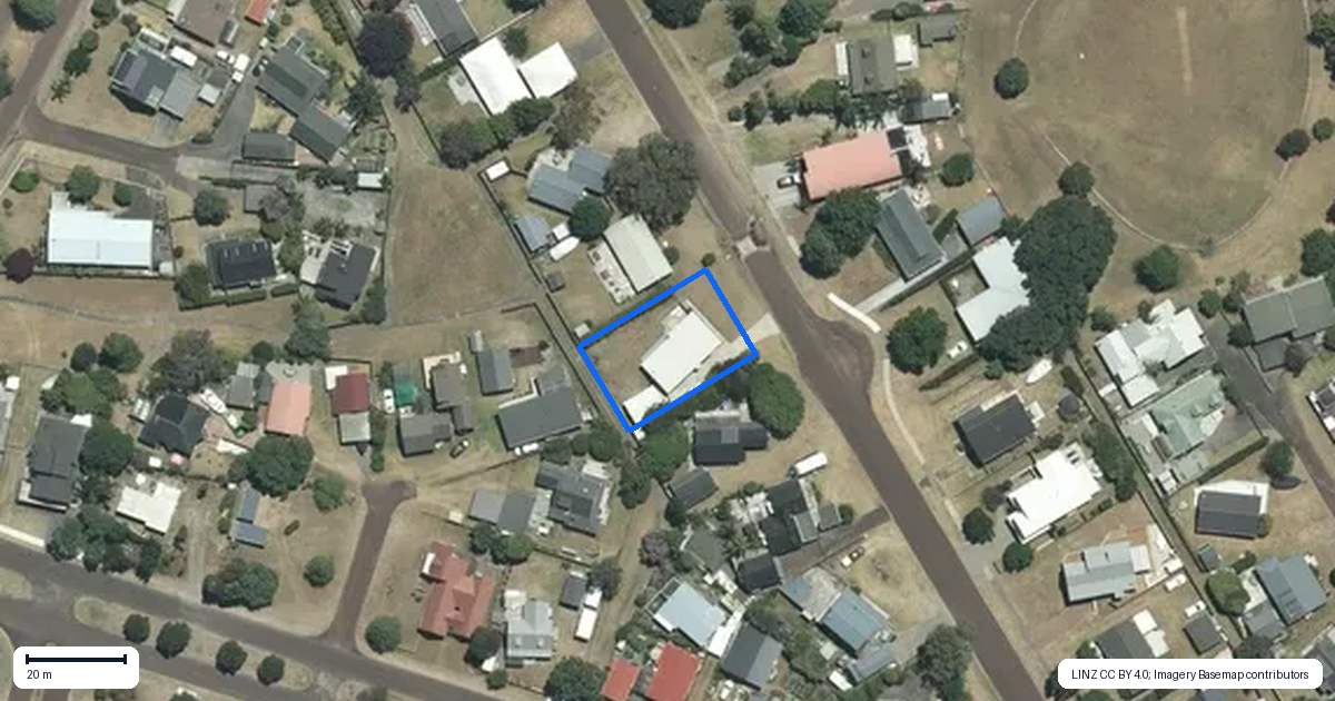 Property context map for 9 Blucher Reef, Pauanui