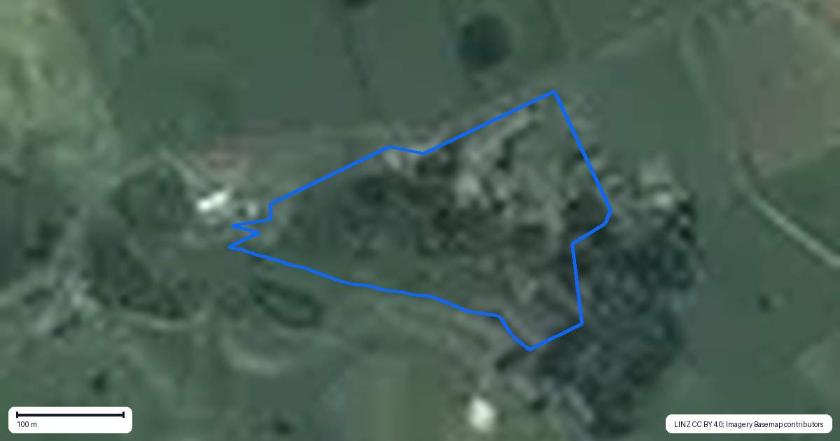 Property context map for 188 Hams Road, Ohaupo