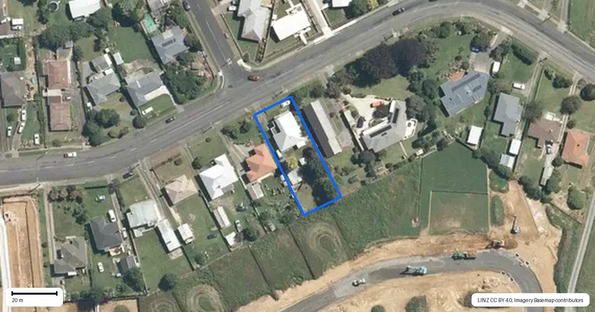 Property context map for 1377 Rewi Street, Te Awamutu