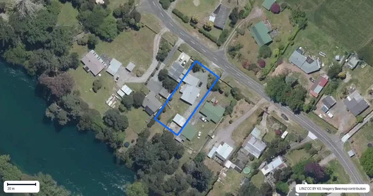 Property context map for 955 River Road, Broadlands