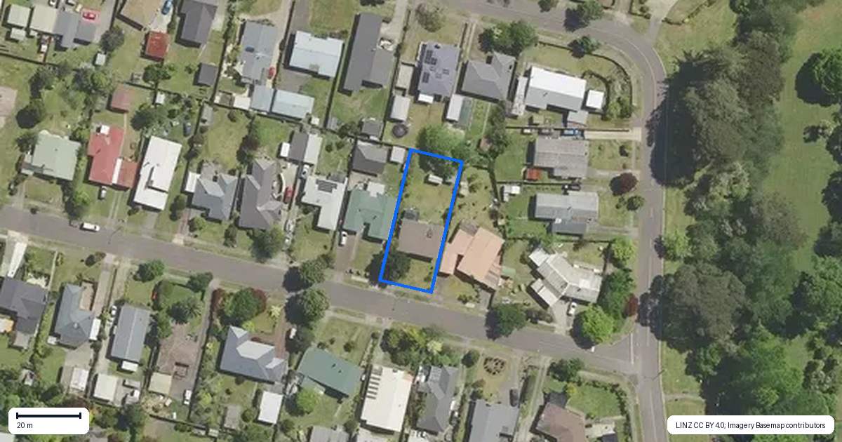 Property context map for 5 MacKenzie Street, Kawerau