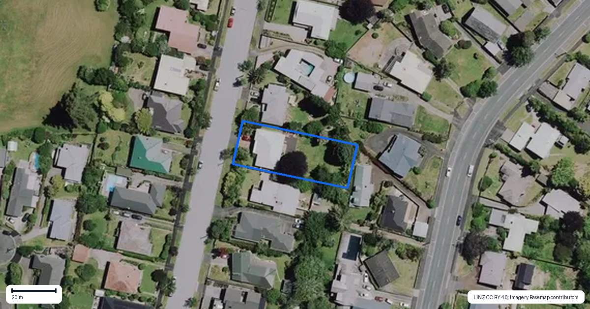 Property context map for 36 Kakanui Avenue, Hillcrest, Hamilton