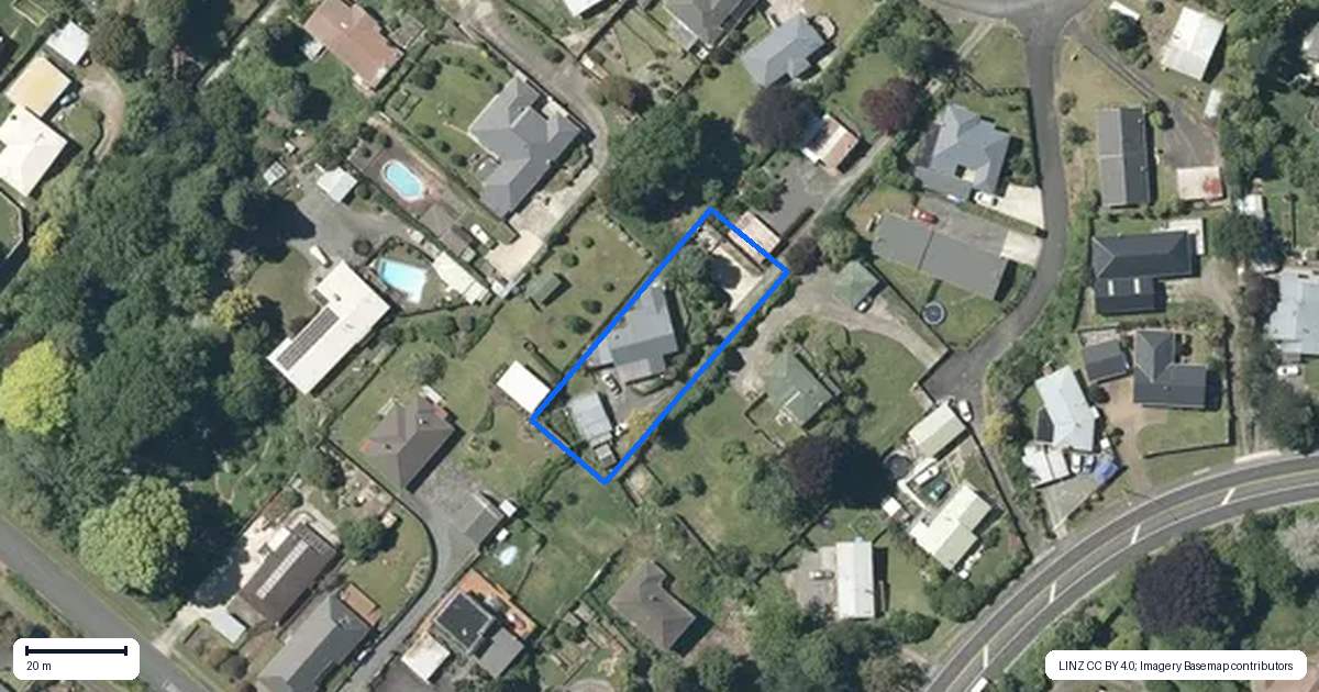 Property context map for 2A Riverview Street, Putaruru