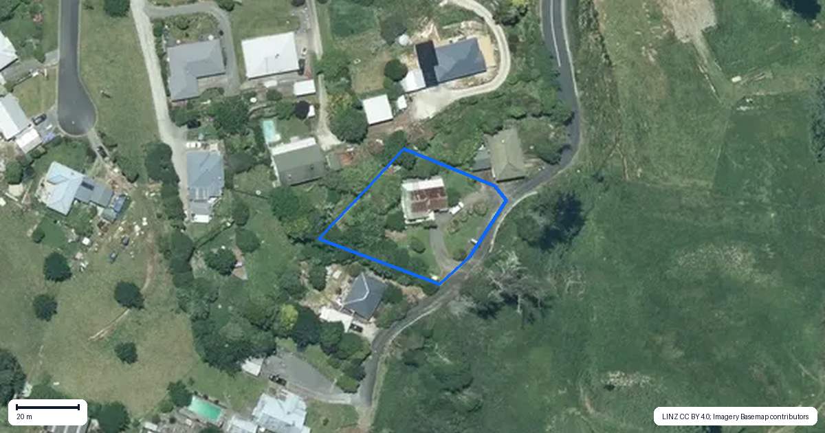 Property context map for 4 View Terrace, Piopio