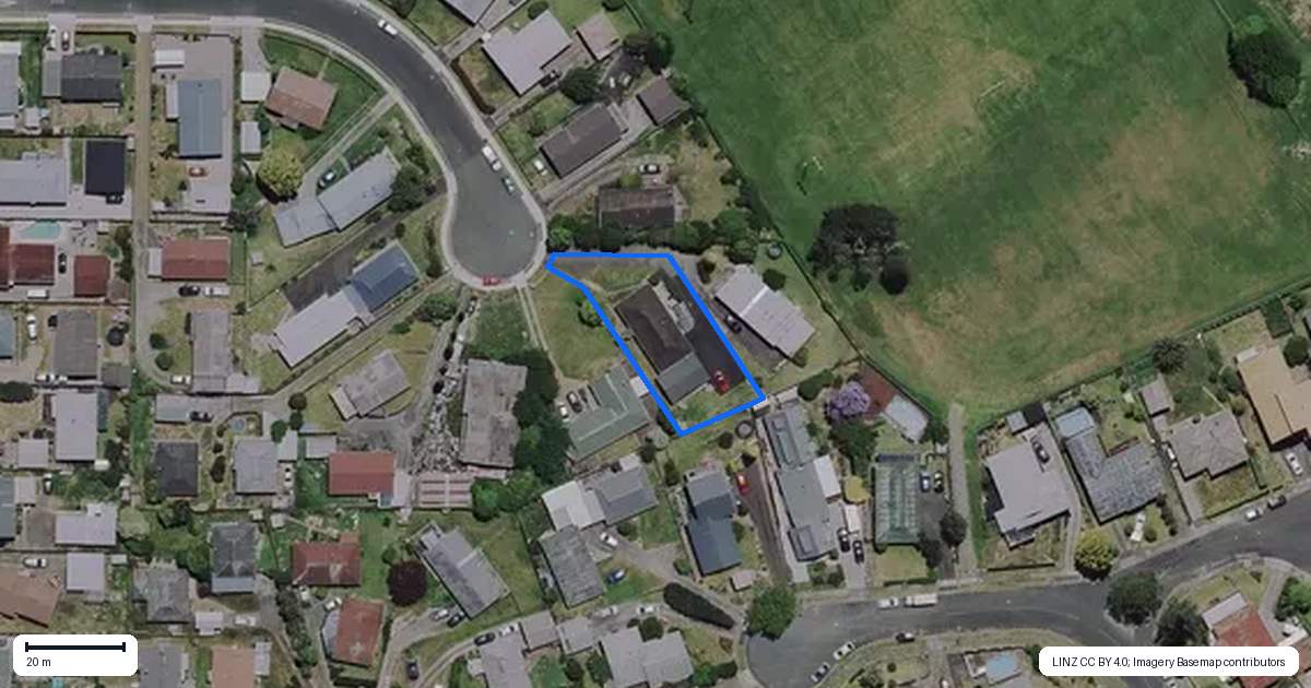 Property context map for 19 Millar Place, Nawton, Hamilton