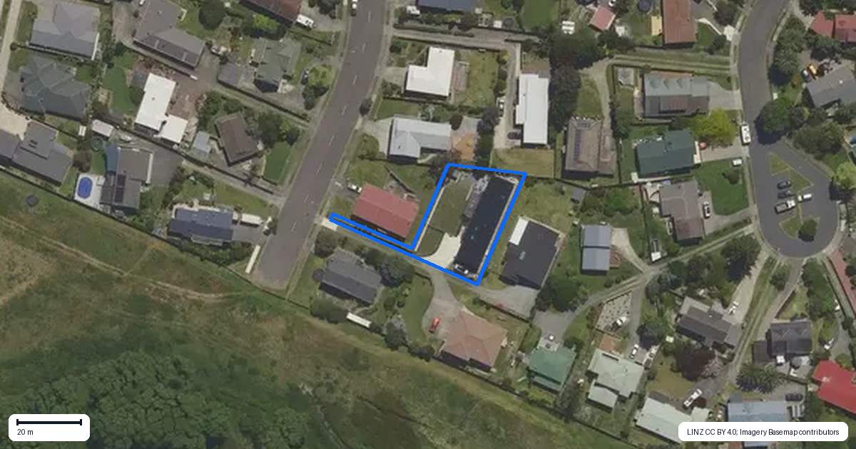 Property context map for 59 Fishermans Drive, Coastlands, Whakatane