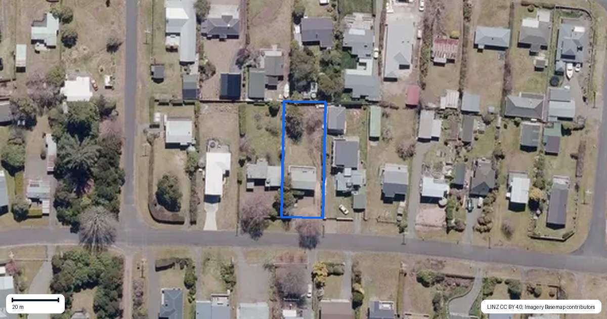 Property context map for 27 Otaiatoa Street, Tauranga Taupo, Turangi