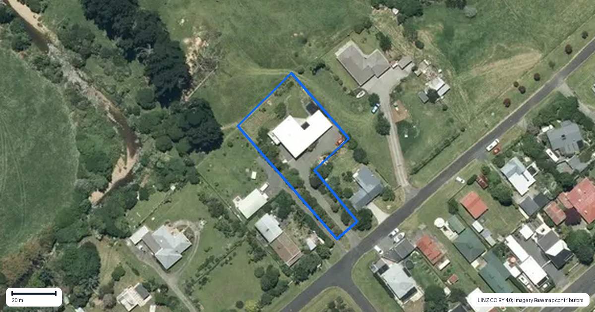 Property context map for 165 Watt Street, Coromandel