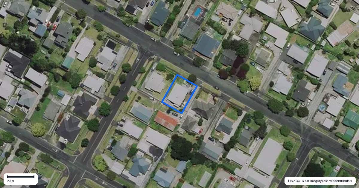 Property context map for 17 Matai Street, Maeroa, Hamilton