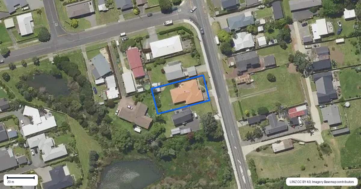 Property context map for 87 Beach Road, Waihi Beach