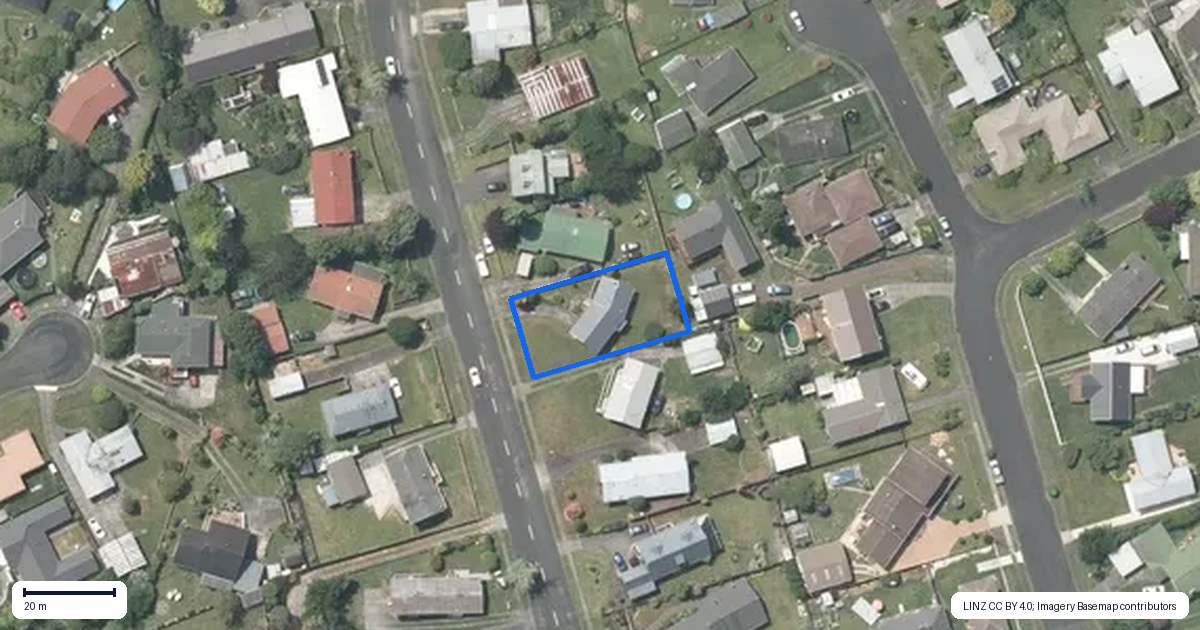 Property context map for 53 Paraonui Road, Tokoroa