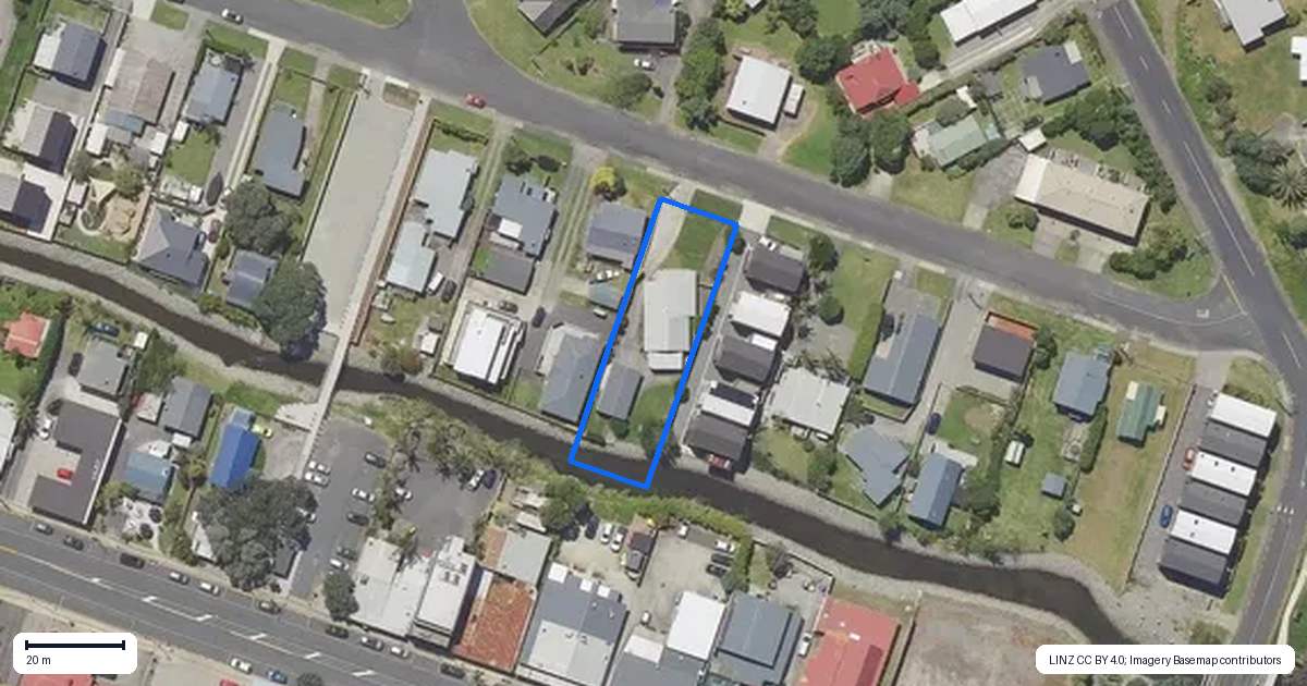 Property context map for 29 Edinburgh Street, Waihi Beach